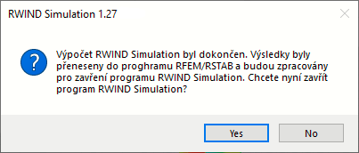 Zpráva RWIND po výpočtu